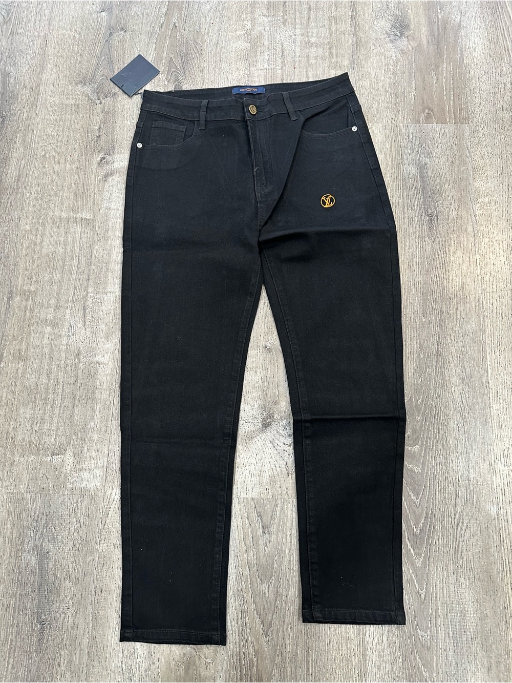 lv black jeans